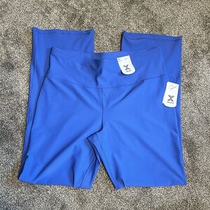 💖EXERSION blue boot cut active pant